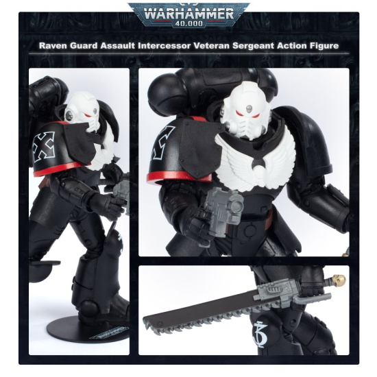 McFarlane Toys: Raven Guard Assault Intercessor Veteran Sergeant Action Figure